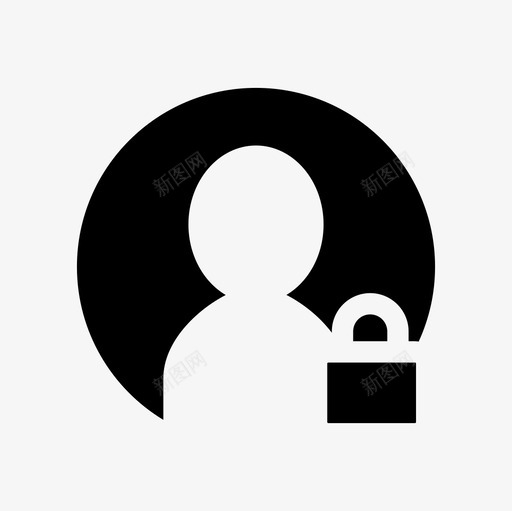 用户块用户拒绝用户锁定图标svg_新图网 https://ixintu.com 用户块 用户填充图标集 用户拒绝 用户锁定