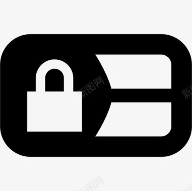 锁系统安全钥匙和锁图标图标