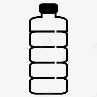 瓶子塑料瓶运动图标图标