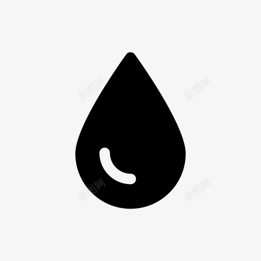 滴血水图标svg_新图网 https://ixintu.com 标准图标设置为黑色 水 滴 血 酒