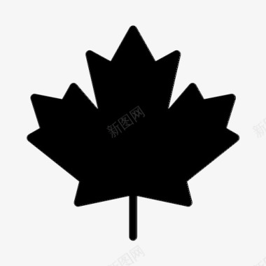 枫叶加拿大糖浆图标图标