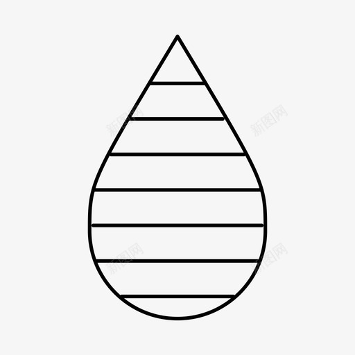 有衬里的水滴湿气水图标svg_新图网 https://ixintu.com 有衬里的水滴 水 水滴 湿气 湿的