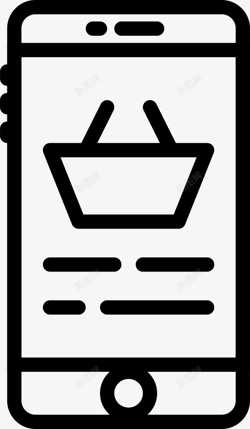 移动购物送货运输图标svg_新图网 https://ixintu.com smashicons送货2提纲 移动购物 运输 送货