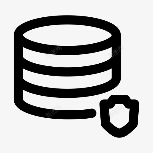 安全数据库索引存储图标svg_新图网 https://ixintu.com 存储 安全数据库 数据库粗体 索引