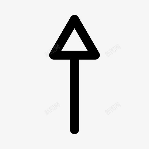 向上箭头向上滚动上载图标svg_新图网 https://ixintu.com 上载 向上滚动 向上箭头 箭头符号