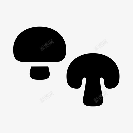 蘑菇真菌菌丝体图标svg_新图网 https://ixintu.com 伞菌 真菌 菌丝体 蘑菇 食物