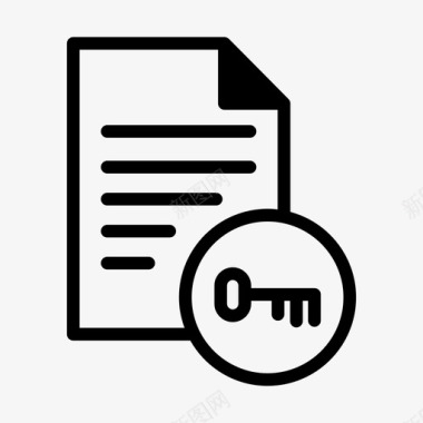 文档密钥文档密码文档保护图标图标