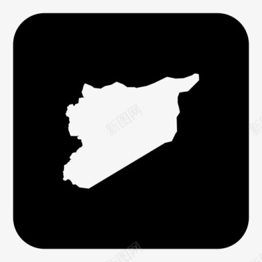 叙利亚国家位置图标图标