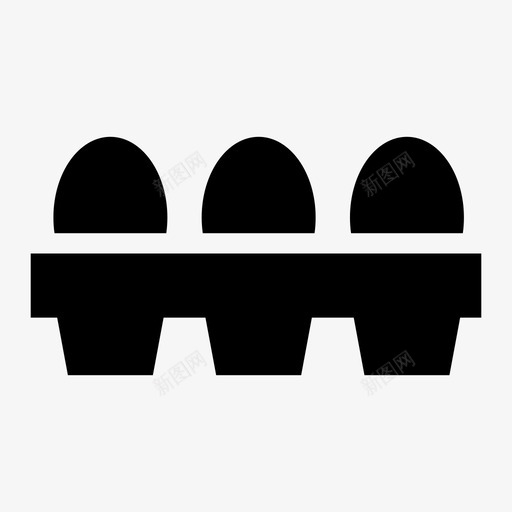 鸡蛋鸡蛋盒鸡蛋架图标svg_新图网 https://ixintu.com 煎蛋饼 面包房 鸡蛋 鸡蛋托 鸡蛋托盘 鸡蛋架 鸡蛋盒