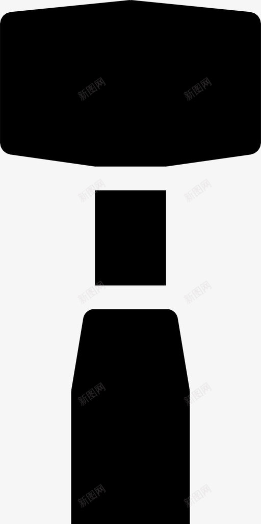 锤子手工具图标svg_新图网 https://ixintu.com 工具 手 手工工具 锤子