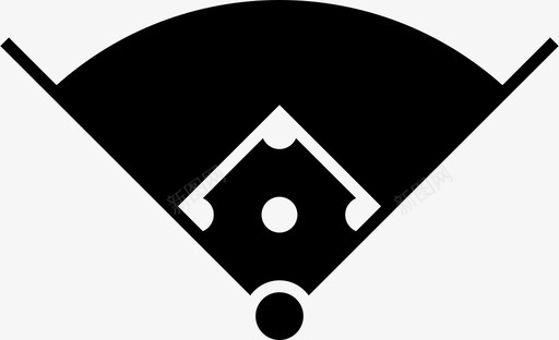 棒球场垒球体育图标svg_新图网 https://ixintu.com 体育 体育和娱乐 体育场 垒球 棒球场