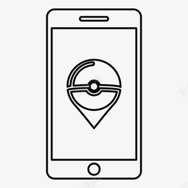 pokemongo球游戏图标图标