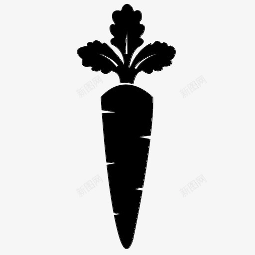 胡萝卜食物菜园图标svg_新图网 https://ixintu.com 健康 胡萝卜 菜园 蔬菜 食物