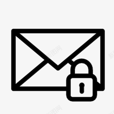 加密的用户加密的电子邮件加密的用户设置图标图标