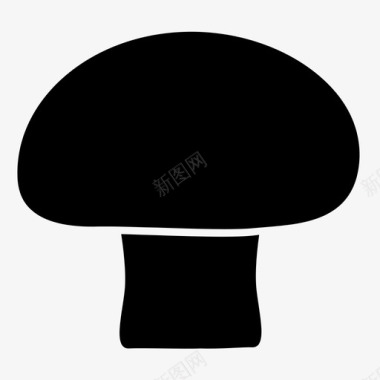 蘑菇香菇森林图标图标
