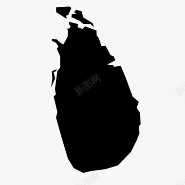 斯里兰卡亚洲国家图标图标