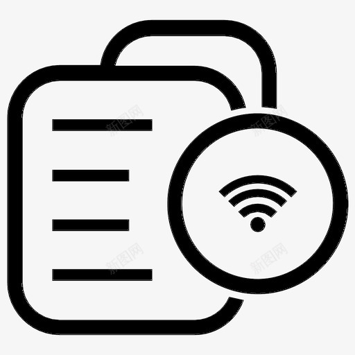 数据无线数据文件信息图标svg_新图网 https://ixintu.com 信息 数据文件 数据无线 文件无线 无线数据
