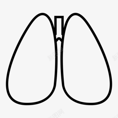 肺人器官图标图标