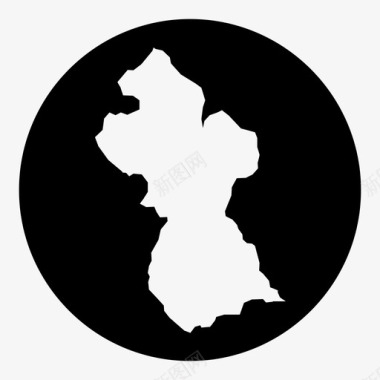 圭亚那美洲国家图标图标