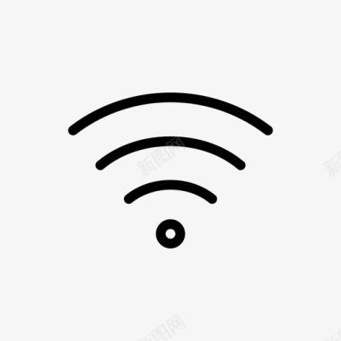 wifi互联网标志wifi信号图标图标