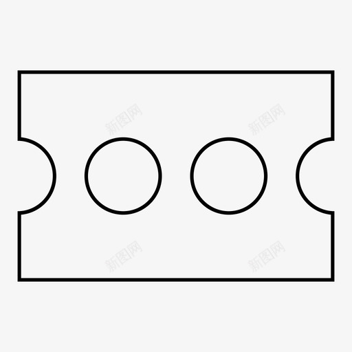 门票预订入场券图标svg_新图网 https://ixintu.com 入场券 活动门票 门票 门票入场券 预订