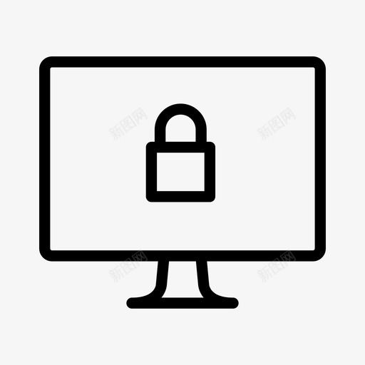 计算机锁定密码保护受保护的计算机图标svg_新图网 https://ixintu.com 受保护的系统 受保护的计算机 安全的mac 密码保护 计算机锁定
