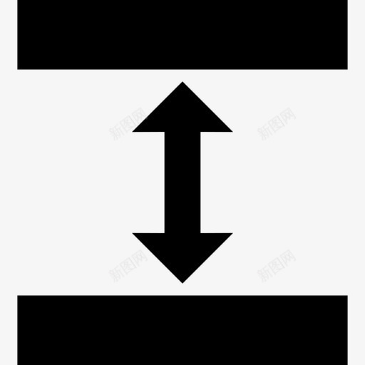 两个水平条之间的双上下箭头箭头仪表板图标svg_新图网 https://ixintu.com 两个水平条之间的双上下箭头 仪表板 箭头