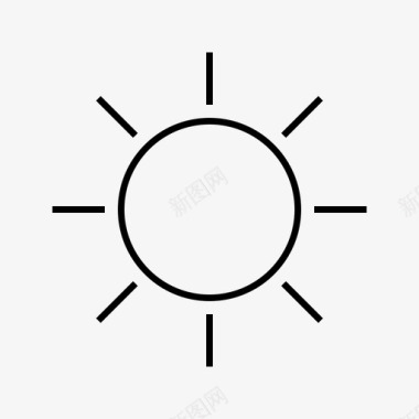 亮度ios太阳图标图标