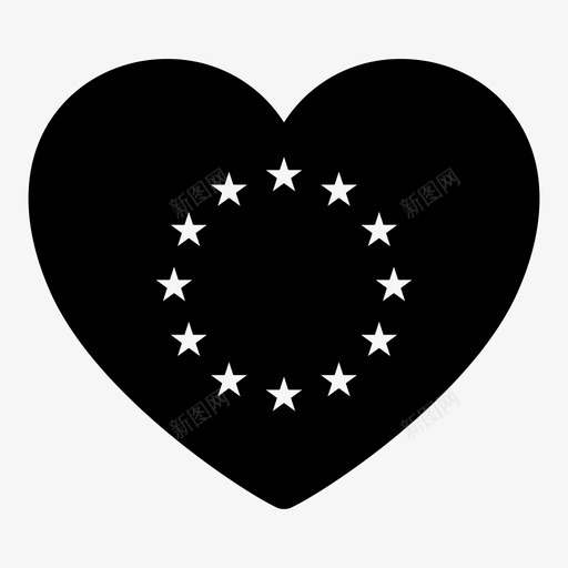 欧洲国家国旗图标svg_新图网 https://ixintu.com 国家 国旗 国旗心 旗帜心1 欧洲 爱
