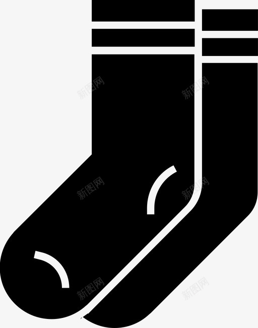 运动袜双运动图标svg_新图网 https://ixintu.com 双 滑板标志 网球 运动 运动袜