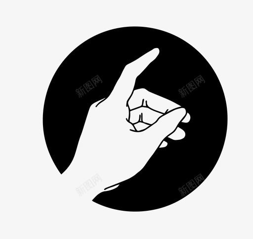 指手食指图标svg_新图网 https://ixintu.com 展示 左手 手 指 食指