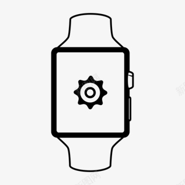 智能手表选项苹果移动图标图标
