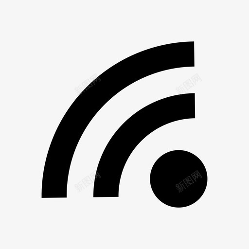 wifi连接标志图标svg_新图网 https://ixintu.com iconmobile4 wifi 信号 无线 标志 连接