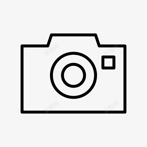 照相机照片摄影图标svg_新图网 https://ixintu.com 图片 摄影 照片 照相机 电子 简单 视频