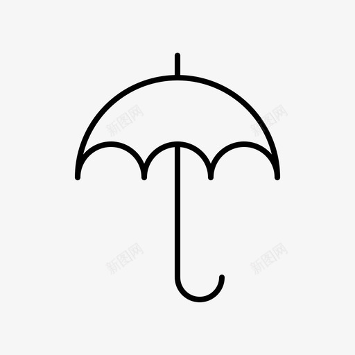 伞大气大气状况图标svg_新图网 https://ixintu.com 云 伞 大气 大气状况 天气 预报