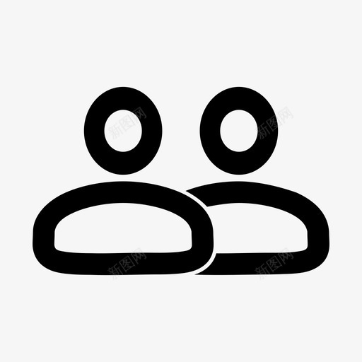 添加组友谊人员图标svg_新图网 https://ixintu.com 人员 关系 友谊 添加组 用户 用户组