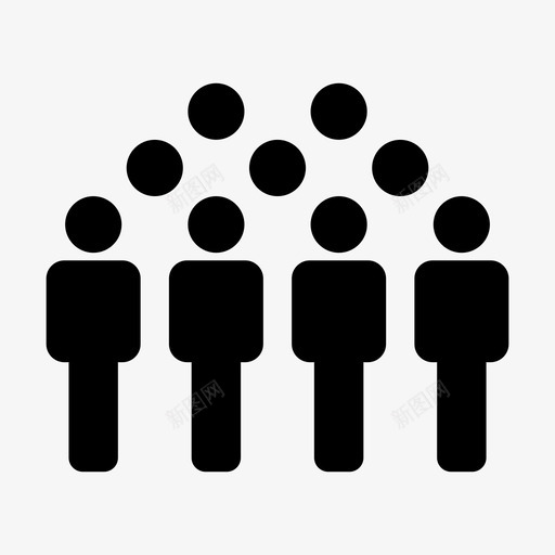 人员企业公民图标svg_新图网 https://ixintu.com 人口 人员 企业 公共 公民 合作伙伴 团队 组 群组向量图标