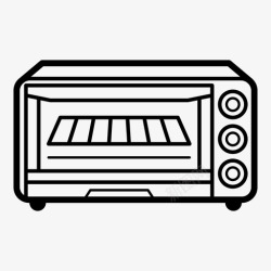 迷你烤箱烤箱厨师厨房图标高清图片
