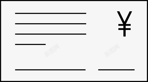 支票银行商业图标svg_新图网 https://ixintu.com 付款 商业 支票 货币 金融 银行