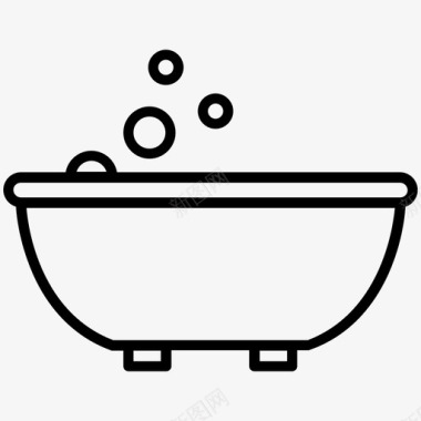 浴缸宝宝泡泡图标图标