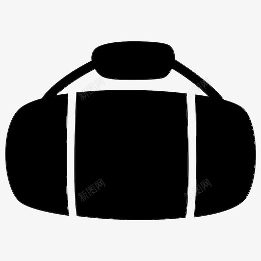 健身包行李包健身图标svg_新图网 https://ixintu.com 健身 健身包 行李包