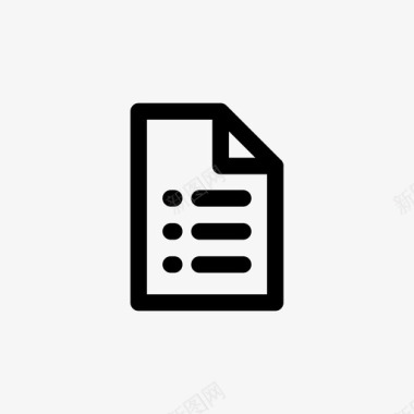 列表文件文档文本图标图标