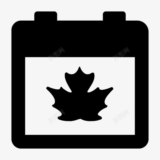 日历秋天日期图标svg_新图网 https://ixintu.com 感恩节 日历 日期 时间 月份 秋天