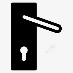 家用防盗门锁门锁门把手家用锁图标高清图片