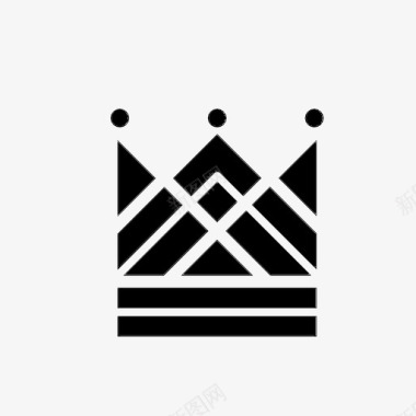 皇冠国王老派图标图标