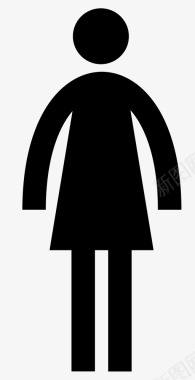 女人身体女孩图标图标