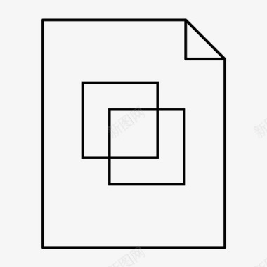 方页文件角页图标图标