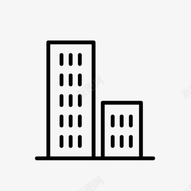 建筑商业城市图标图标