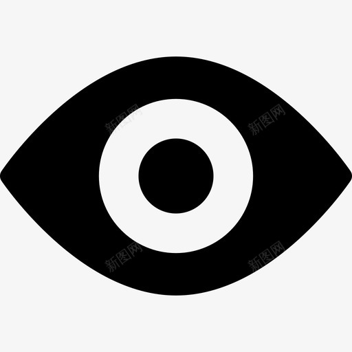 视觉眼睛外观图标svg_新图网 https://ixintu.com 外观 搜索 查看 眼睛 视觉 诊断填充第2部分