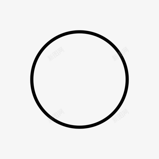 圆几何简单圆图标svg_新图网 https://ixintu.com 几何 圆 基本形状 简单圆